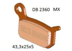 Brzdové destičky  Delta Braking KTM 50SX 02-23