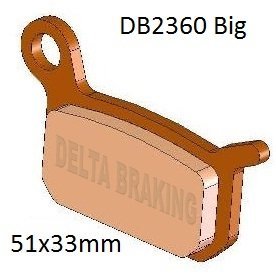 Brzdové destičky Delta Braking KTM 50SX MINI 02-23 Big