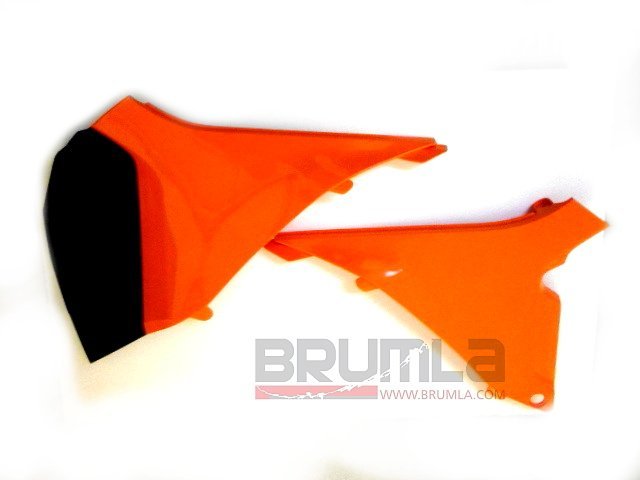 Kryty airboxu KTM 250EXC-F 2012 oranžové