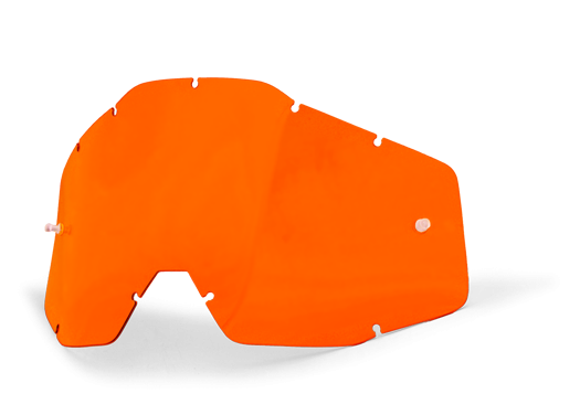 Sklo do brýlí 100% oranžové