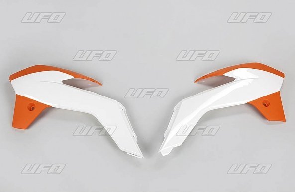 Spoilery KTM 85SX 13-17 bílo-oranžové