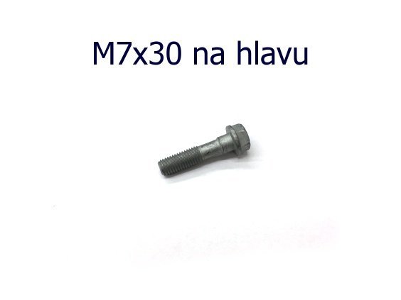 Šroub M7x27 WS=10 HUSQVARNA TX125 17-20 podložka Cu 7,3x12