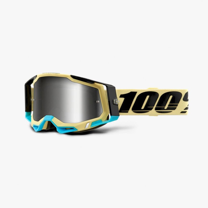 Brýle 100% RACECRAFT2 Airblast silver mirror 2021