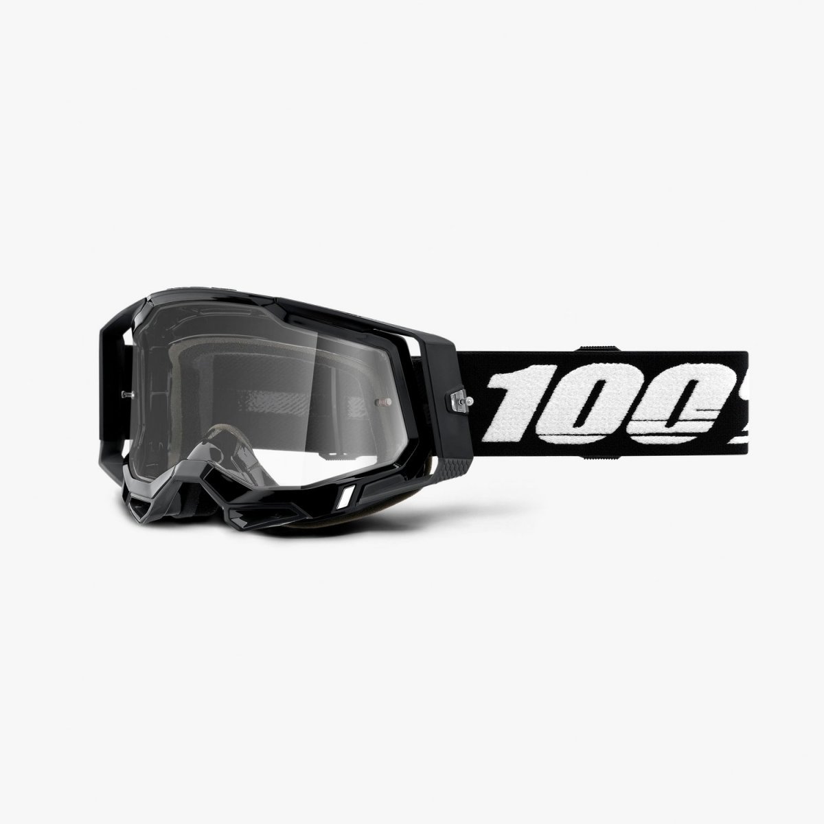 Brýle 100% RACECRAFT2 Black clear mirror 2021