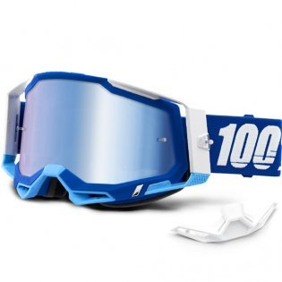 Brýle 100% RACECRAFT2 Blue blue mirror 2021
