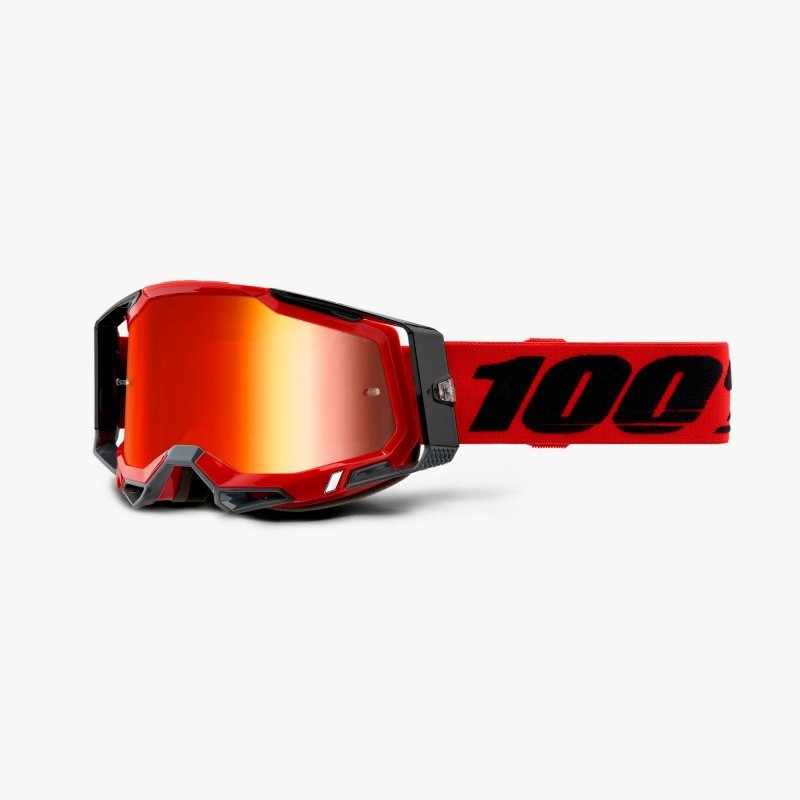 Brýle 100% RACECRAFT2 Red red mirror 2021