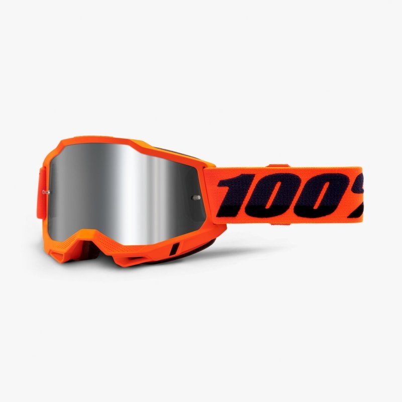 Brýle 100% ACCURI2 Neon Orange silver mirror 2021