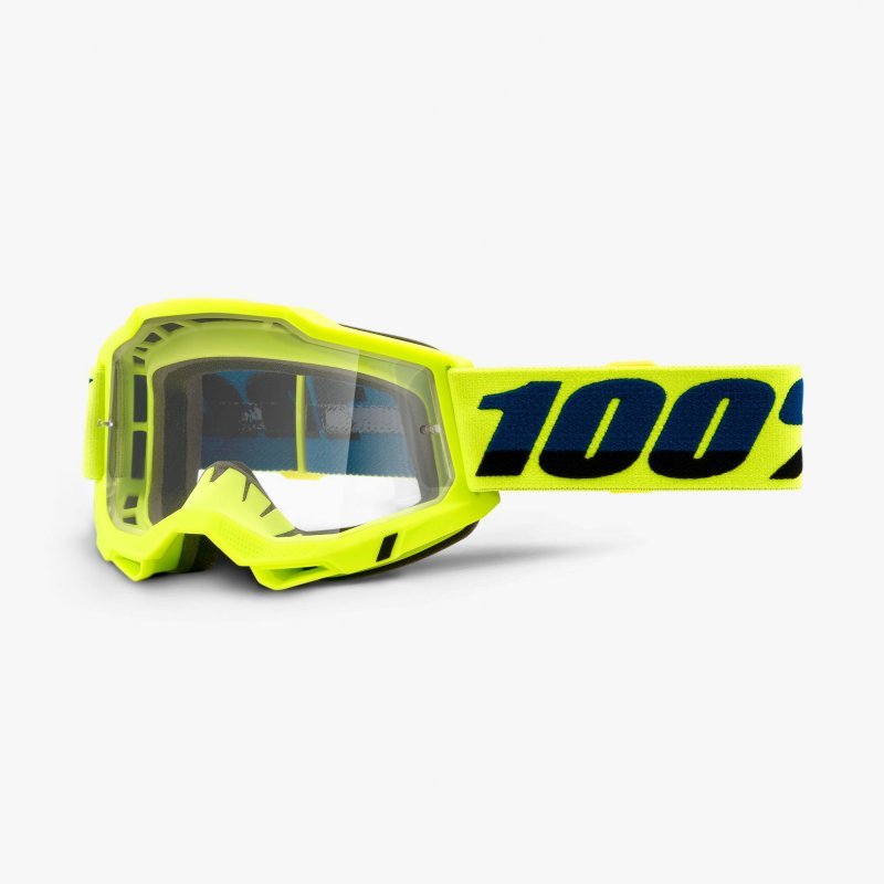Dětské brýle 100% ACCURI2 Fluo Yellow clear mirror 2021