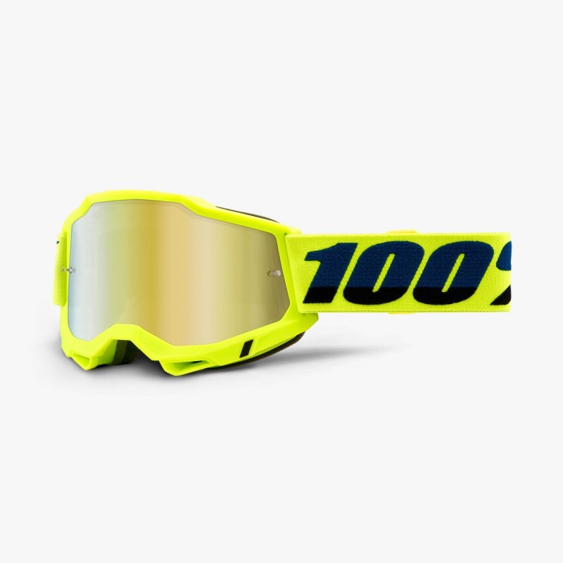 Dětské brýle 100% ACCURI2 Fluo Yellow gold mirror 2021