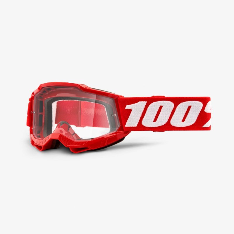 Dětské brýle 100% ACCURI2 Neon Red clear mirror 2021