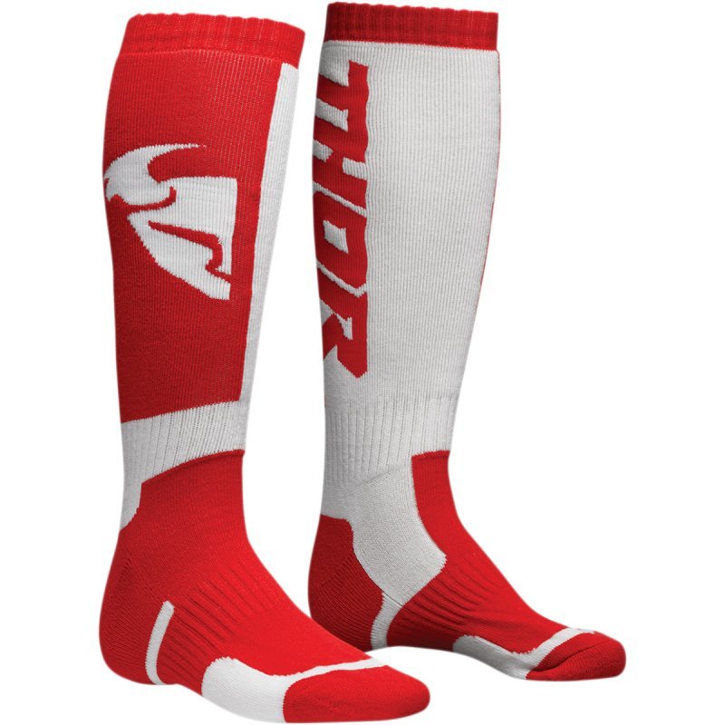 Dětské ponožky THOR červeno/bílé