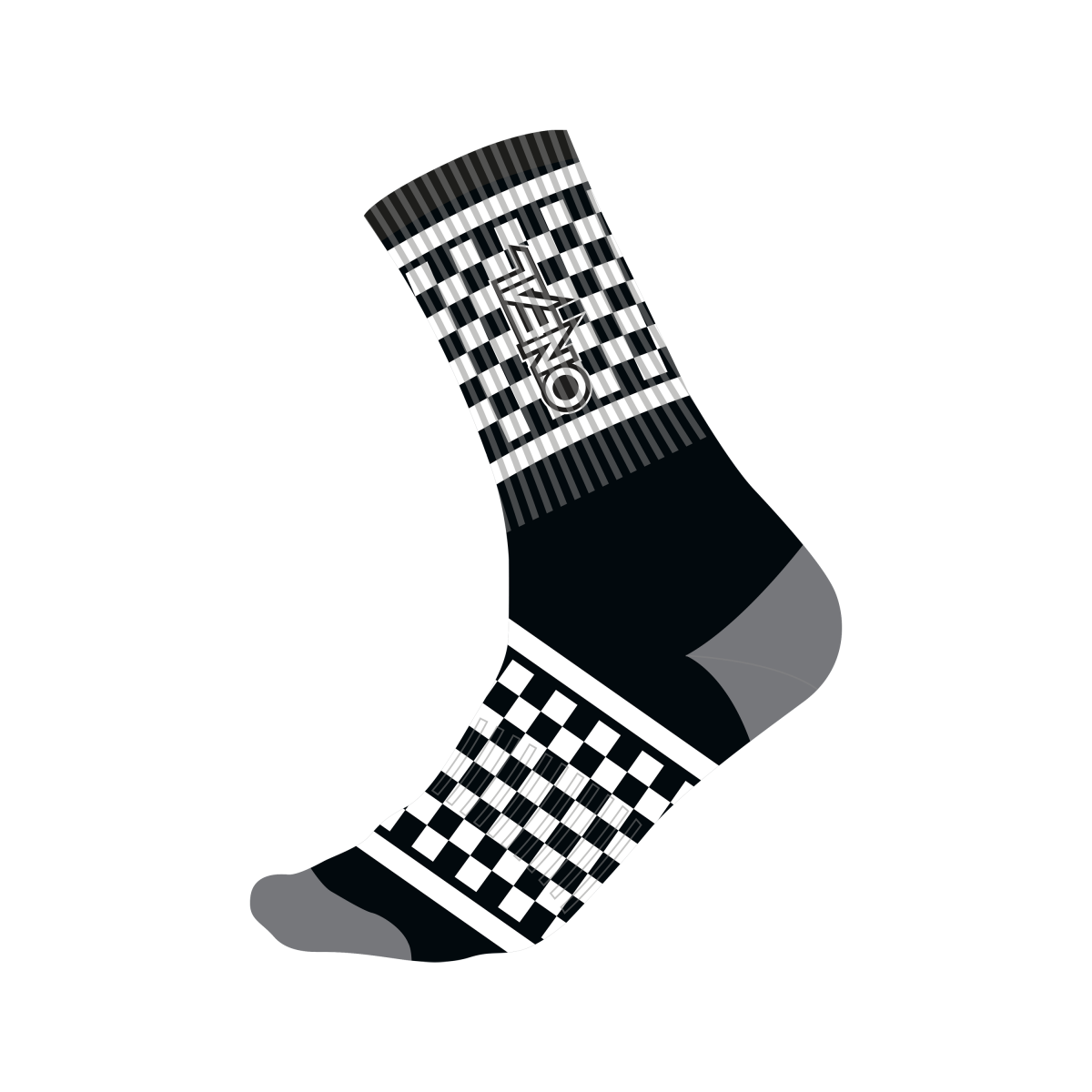 MTB ponožky VICTORY černá (39-42) 43-46