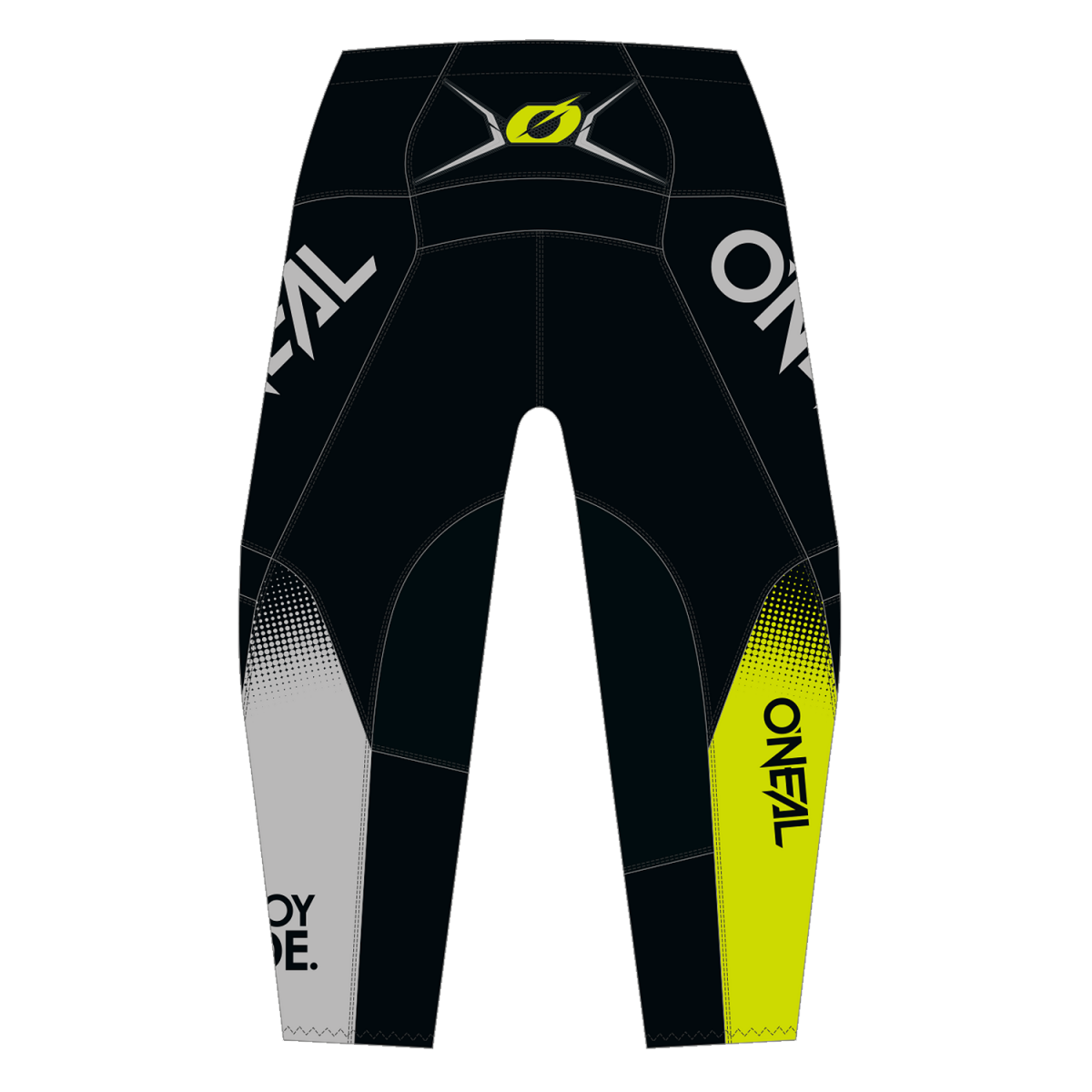 Kalhoty O´Neal Element RACEWEAR černá/šedá/žlutá 30