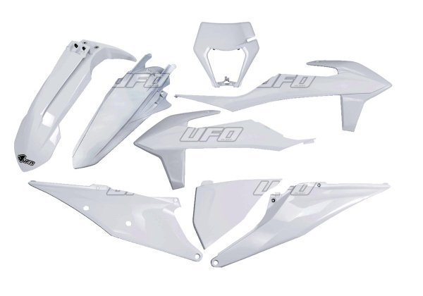 Sada plastů Ufo KTM 250EXC 20-21 bílá
