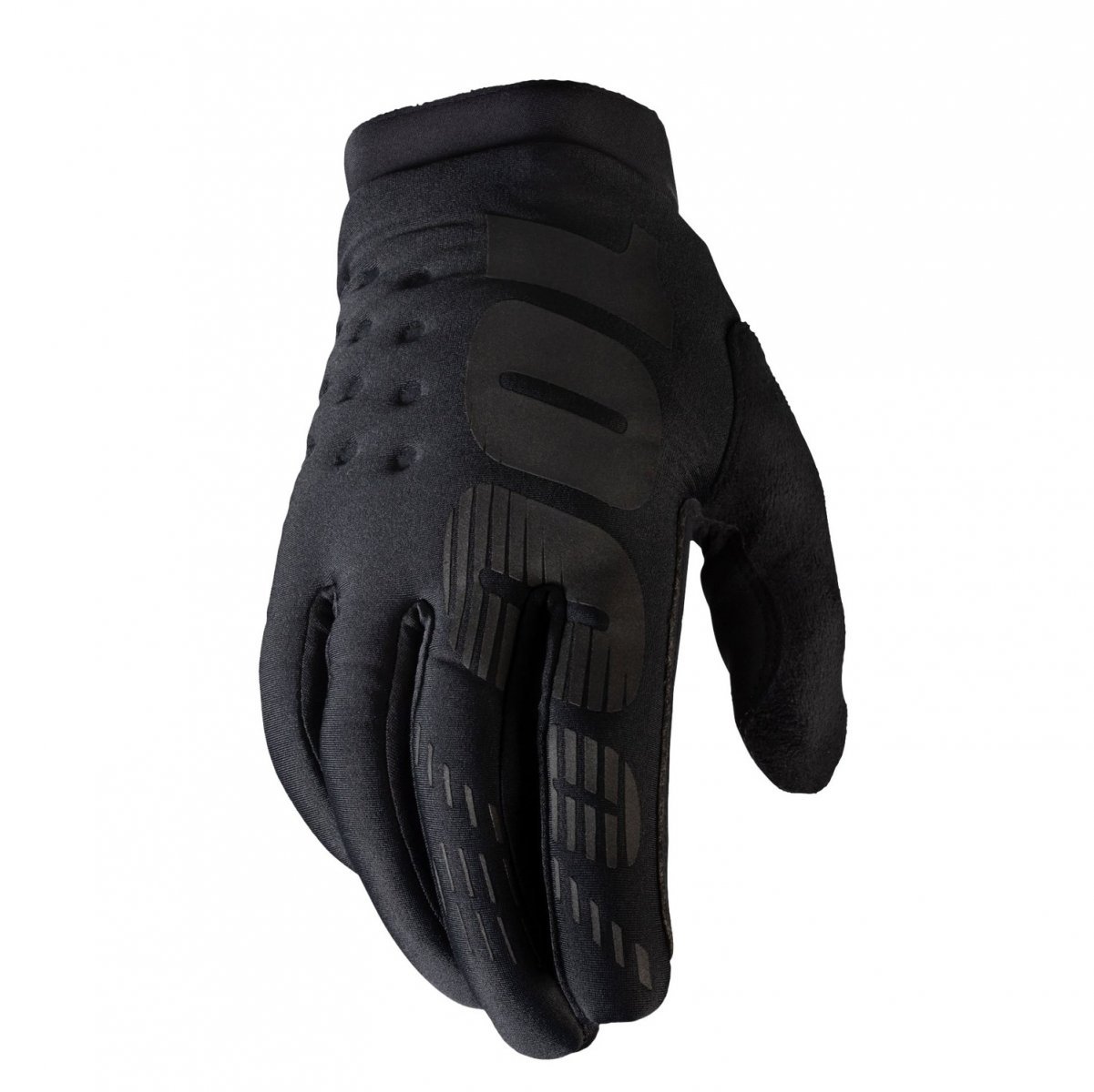 rukavice BRISKER, 100% dámské (černá/šedá) M