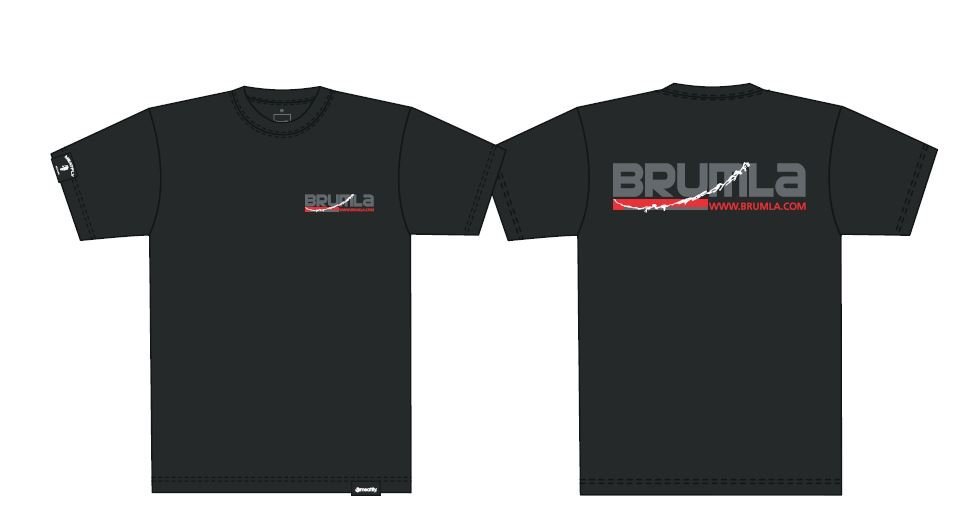 Pánské tričko BRUMLA černé XL