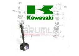 Ventil výfukový KAWASAKI KX450F 09-15