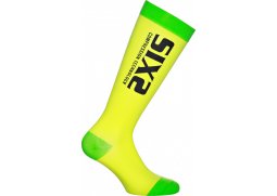 SIXS RS kompresní podkolenky žlutá/zelená 