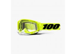 Brýle 100% RACECRAFT2 Yellow clear mirror 2021