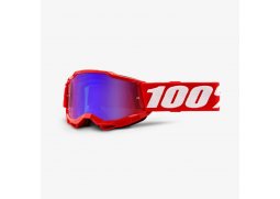 Dětské brýle 100% ACCURI2 Neon Red red/blue mirror 2021