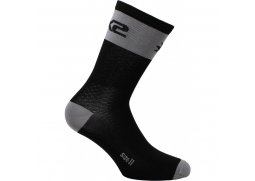 SIXS SHORT LOGO MTB ponožky černá/šedá I.