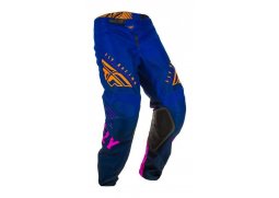 kalhoty KINETIC K220, FLY RACING dětské (modrá/modrá/oranžová)