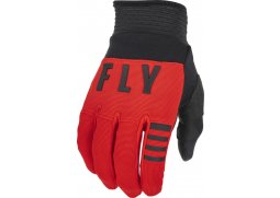 rukavice F-16, FLY RACING - USA 2022 dětské (červená/černá)
