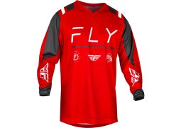 Dres FLY F-16 RACING 2024 (červená/bílá/šedá)