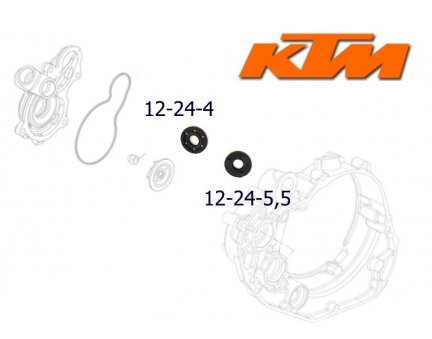 Simerink vodního čerpadla 12-24-4/5,5 KTM 505SX-F 07-09