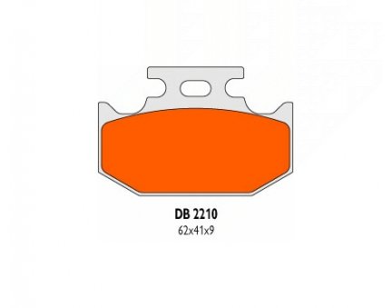 Brzdové destičky zadní Delta Braking SUZUKI RM125 90-95
