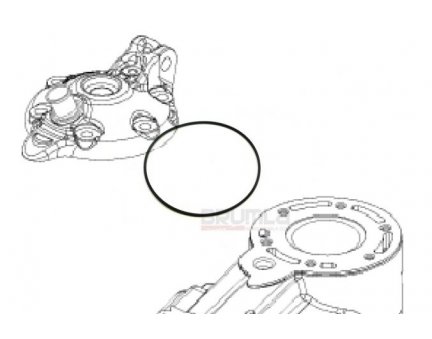 O kroužek hlavy průměr 86x2 KTM 125SX 07-15