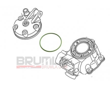 O kroužek hlavy průměr 92x1,8 KAWASAKI KX125 03-05