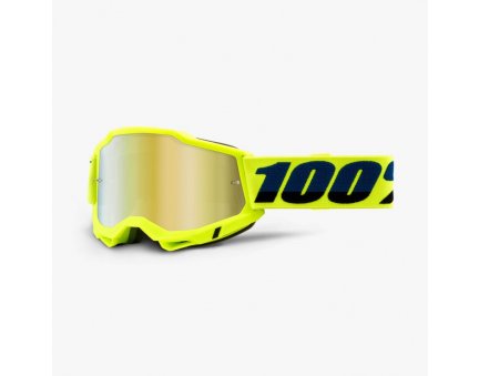 Brýle 100% ACCURI2 Fluo Yellow gold mirror 2021